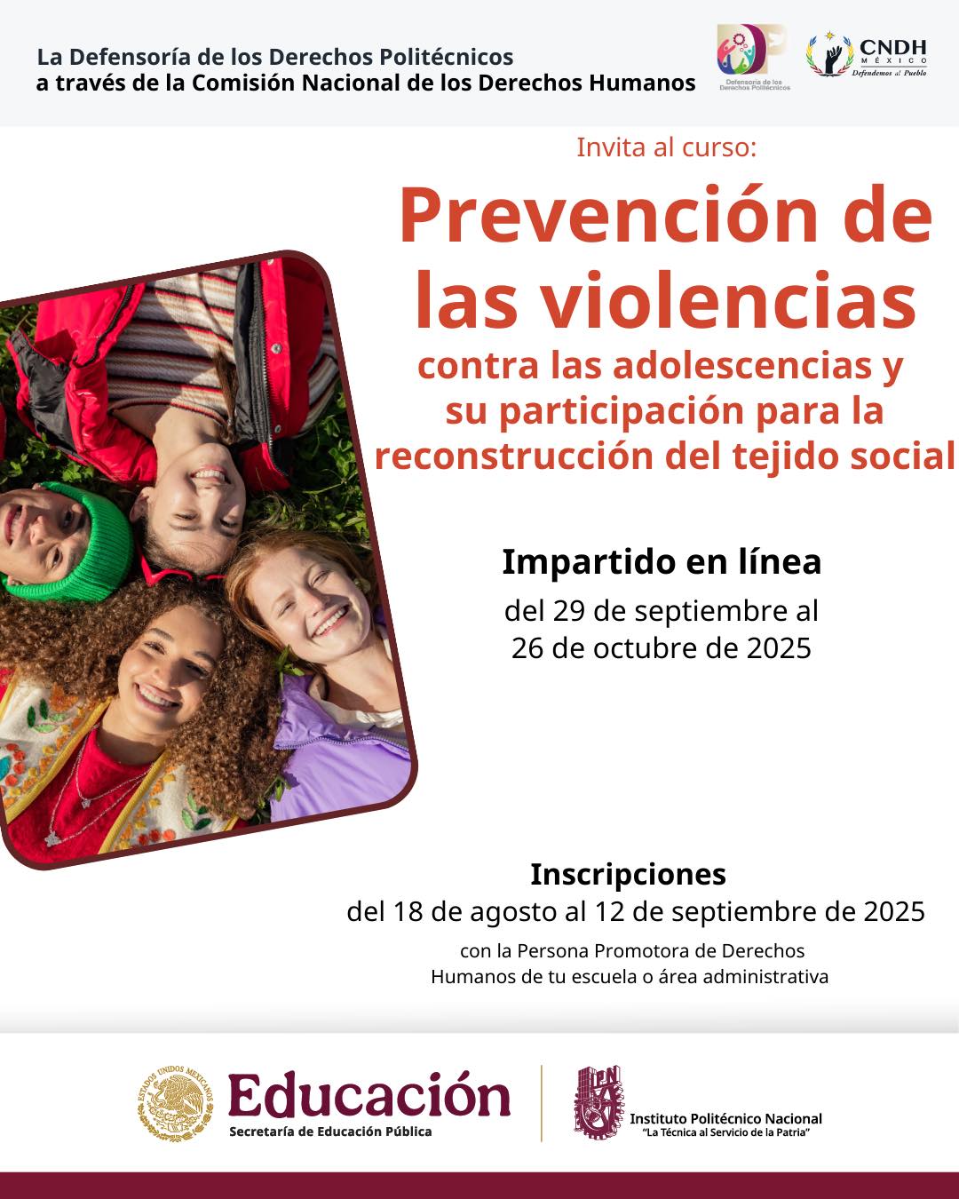 curso prevención de violencias